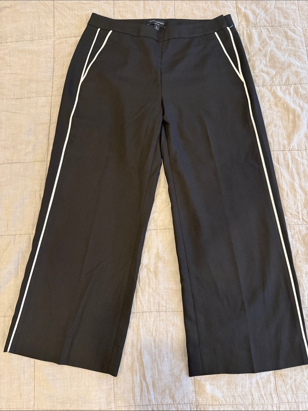 Banana Republic Black Blake Crop Pants